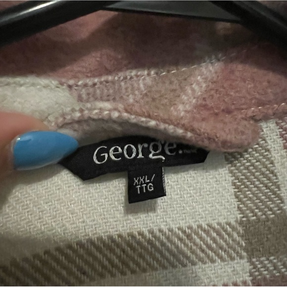 Pink Plaid Shacket/Jacket - Picture 4 of 4